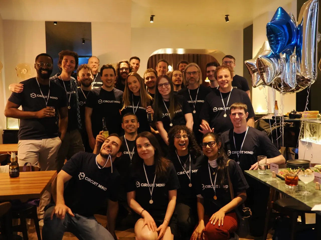 The Circuit Mind team together at a company celebration